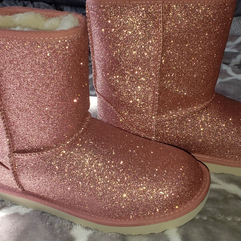 sparkly pink ugg boots